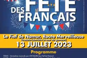 fête nationale française au fief citadelle namur