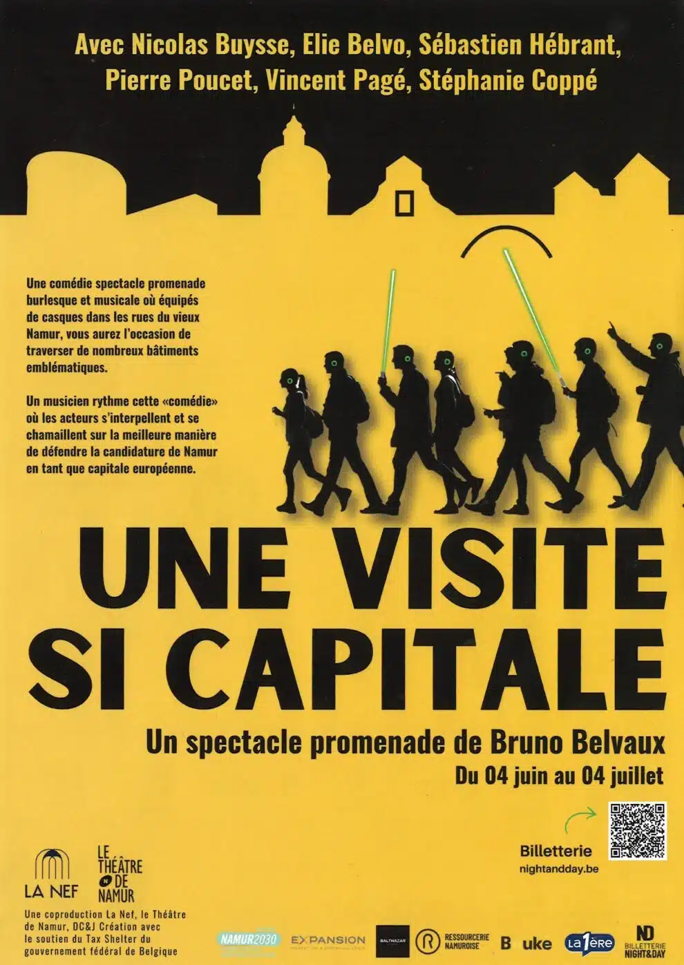 une visite si capitale affiche spectacle 2